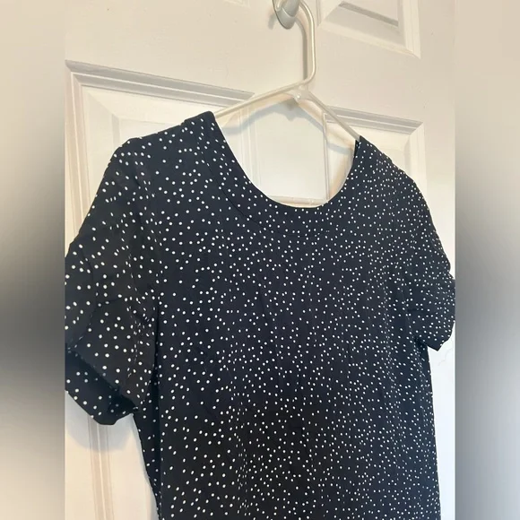 Madewell back zip polka dot dress - Picture 2 of 11
